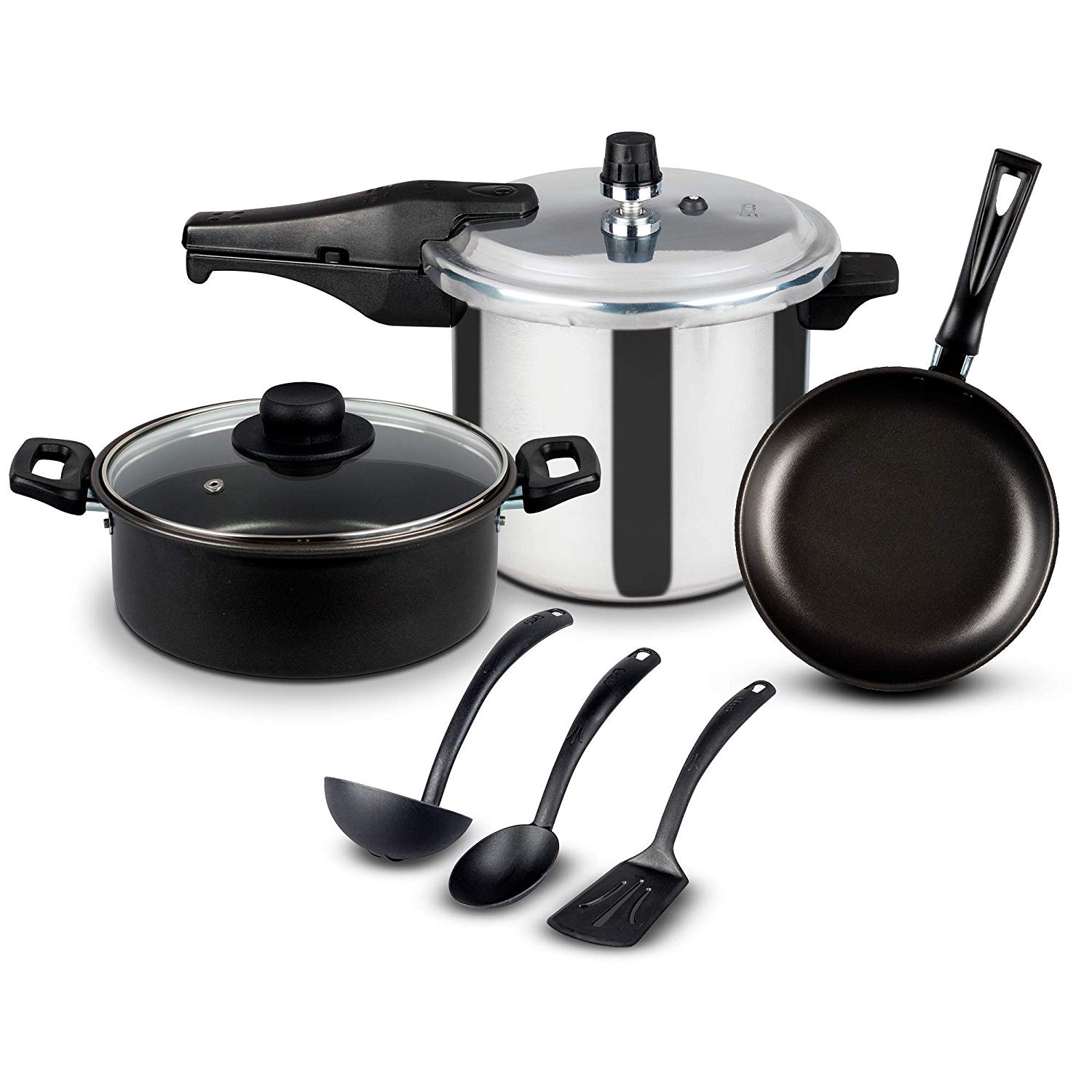 Set De Cocción Verano Con Olla Express Ekco Classic De 5pzas